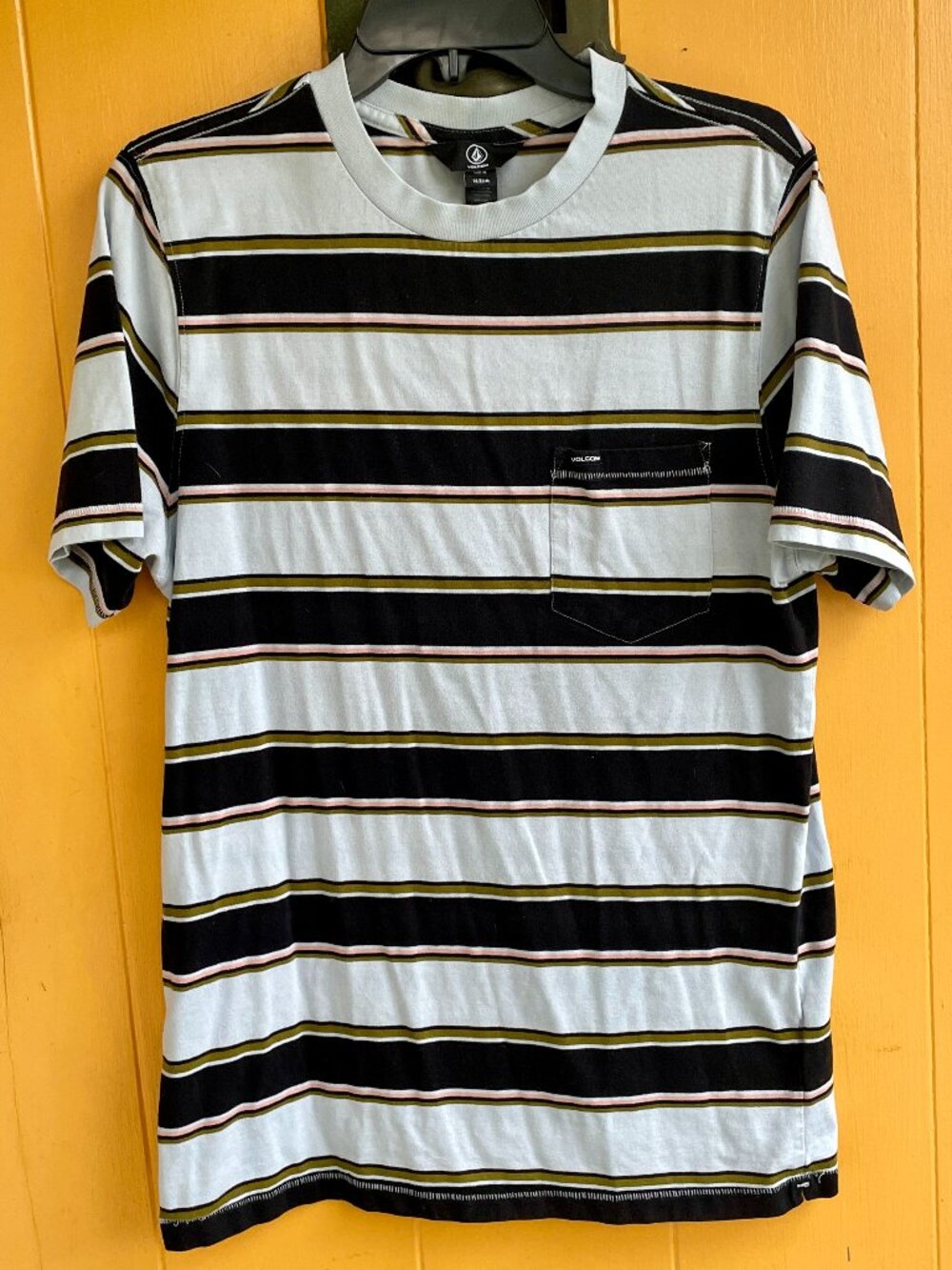 VOLCOM Striped Pocket Tee Shirt